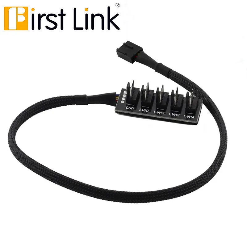 От 1 до 5 4 штырьков Molex TX4 PWM чехол кулера для процессора Chasis охлаждающий вентилятор