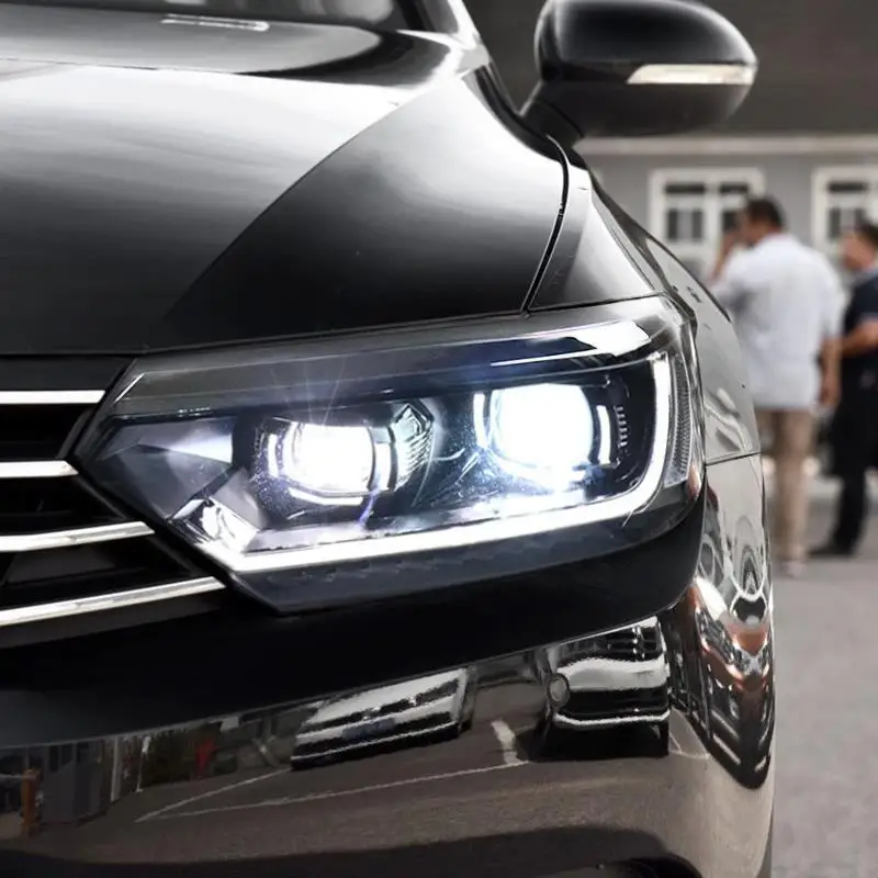 Автозапчасти Luces Led Para авто Drl аксессуары автомобильные лампы фары автомобильные фары в сборе 17 18 для Volkswagen Magotan