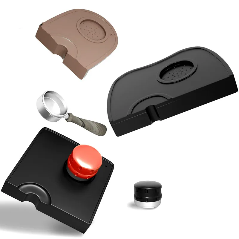 

Coffee Anti-slip Mat Barista Espresso Latte Art Pen Tamping Pad Coffee Utensils Tamping Stick Coffee Grinding Pad Soft Silicon