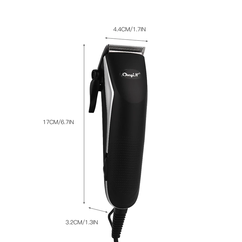 

7W Electric Hair Clipper Men Strong Power Corded Barber Professional Hair Trimmer Low Noise Hair Cutting Machine 10 Guide Combs