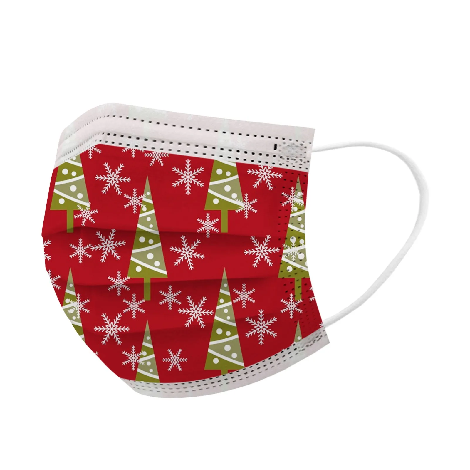 

20pcs Colors Christmas Print Disposable Face Masks Adult With Mascarillas Desechables Dibujos Adultos Fashion Face Masks d5