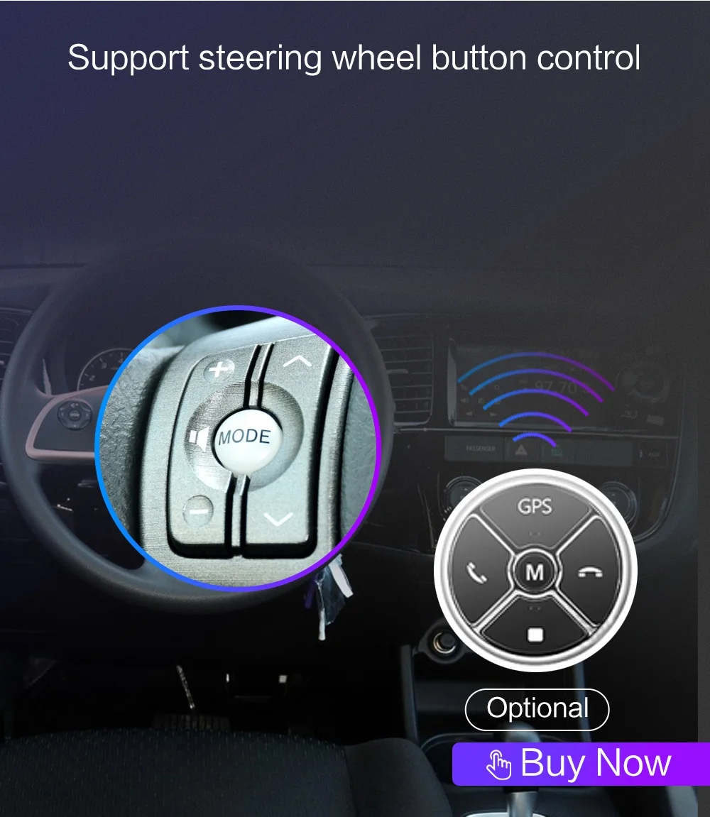 Автомагнитола 2 din 1" Android мультимедийный плеер gps wifi Bluetooth плеер для Toyota Volkswagen hyundai Киа Renault Suzuki 1G 2G 4