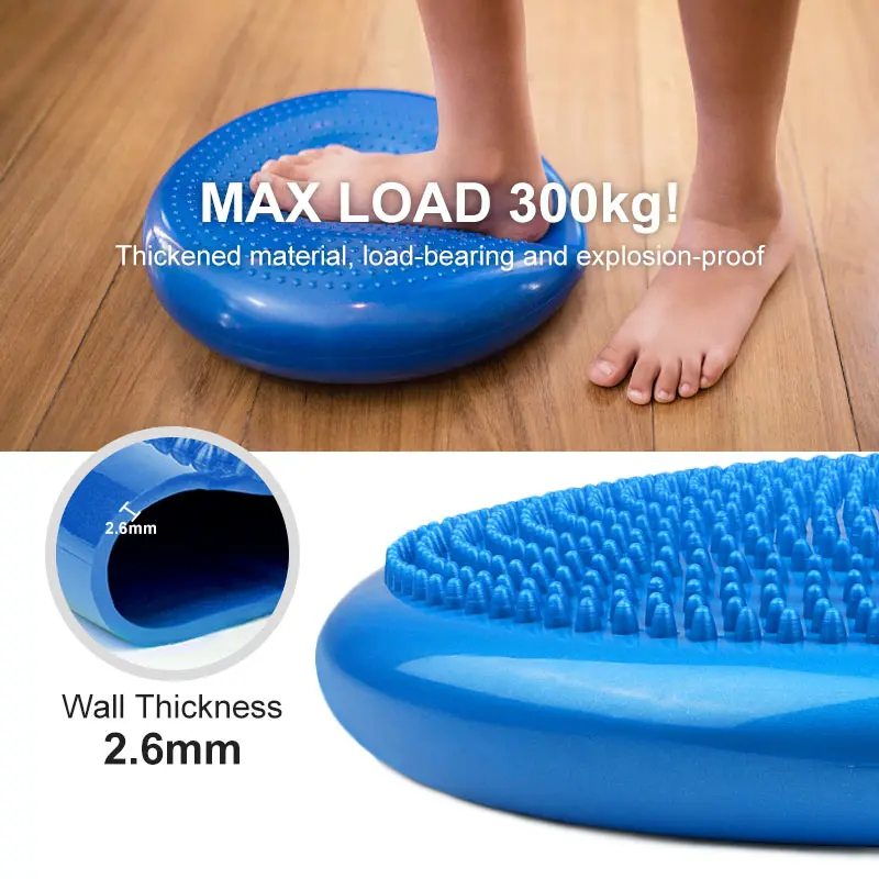 33x33 Круглый прочный надувной Йога Массаж спорт воблер стабильность баланса шеи