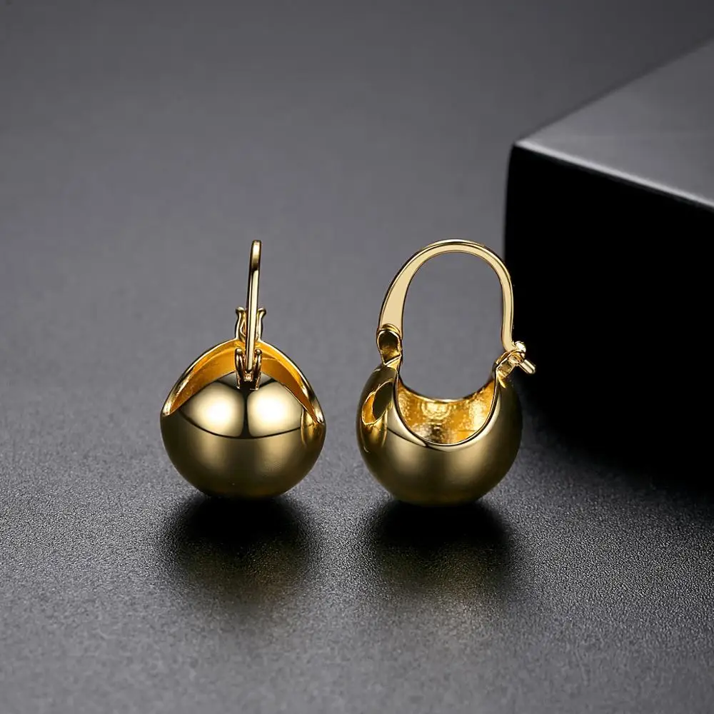 LUOTEEMI простой полые серьги-кольца для женщин 2020 модные яркие ювелирные изделия