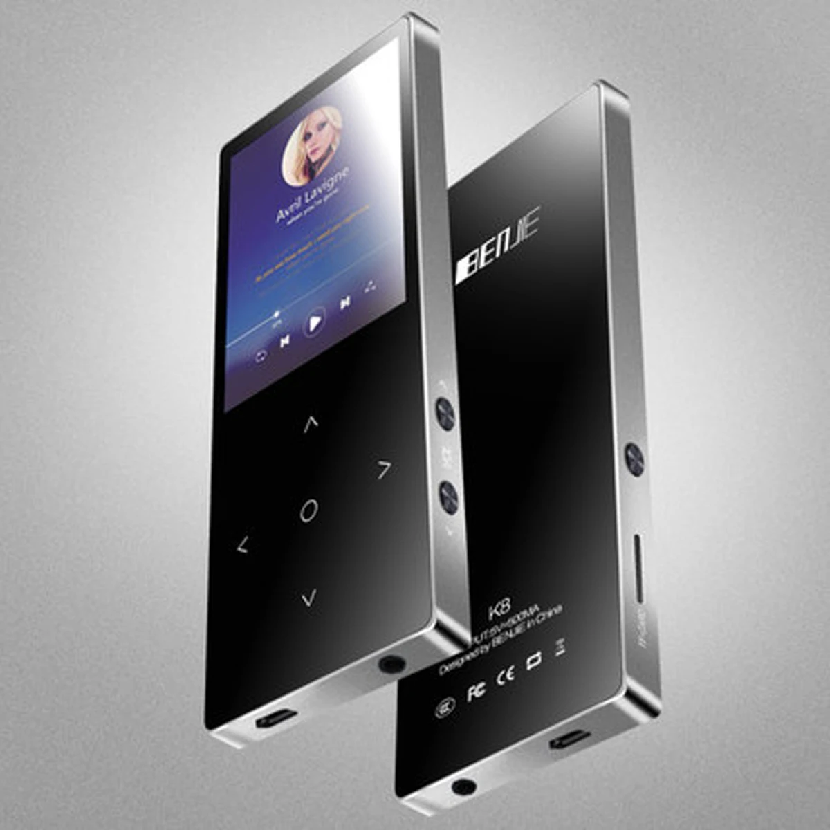 Оригинальный BENJE Bluetooth MP3 плеер 1 8 дюймов Sreen металлический корпус HIFI без потерь