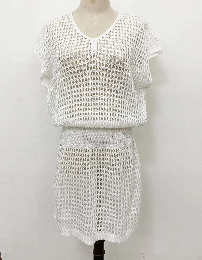 2020 сексуальные сетчатые трикотажные накидки для пляжного купальника женские с