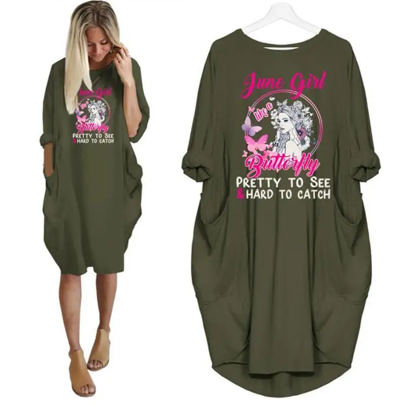 Модная женская футболка с карманами цветным рисунком под заказ большого размера