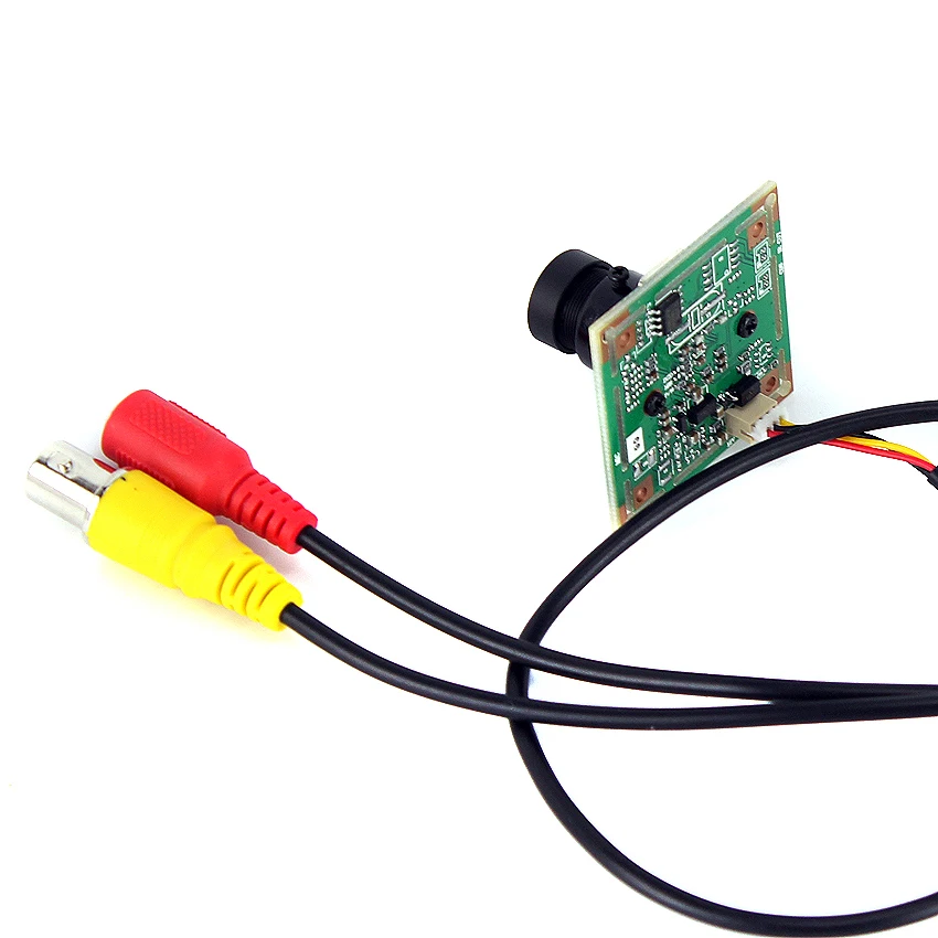 Аналоговая мини камера видеонаблюдения 700TVL CMOS Color hd модуль камеры PCB с объективом
