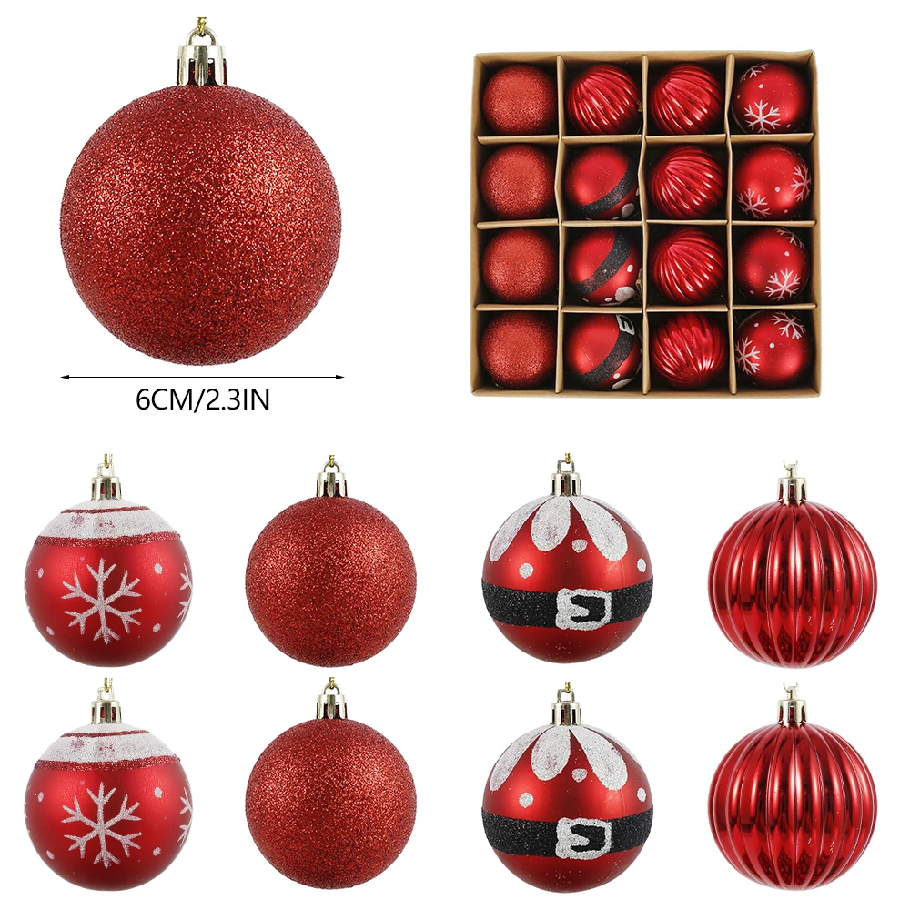 30 шт. Новогодние рождественские шары подвесные для домашней вечеринки