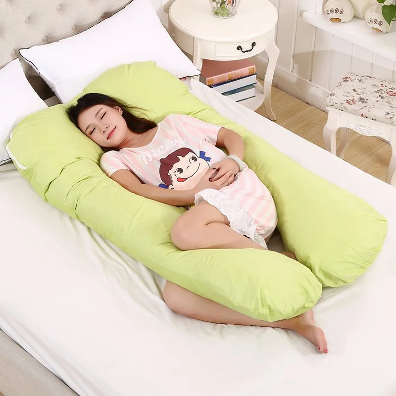

100% Cotton Pregnancy Pillow Sleeping Support Pillow For Pregnant Women Body U Shape Maternity Pillows Pregnancy Side Sleepers