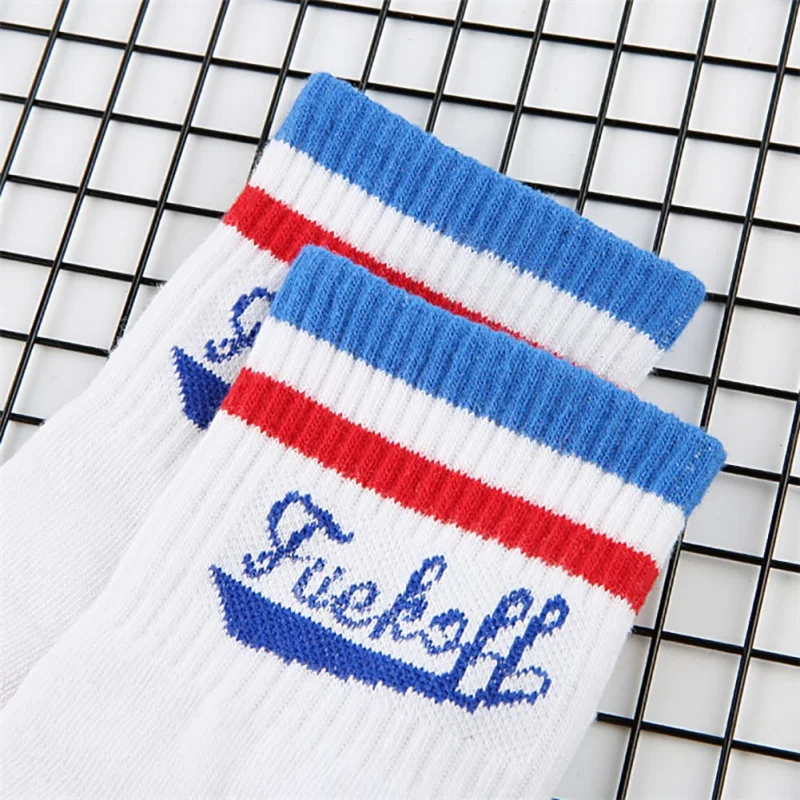 Спортивные уличные носки унисекс мужские и женские разноцветные легкие средней