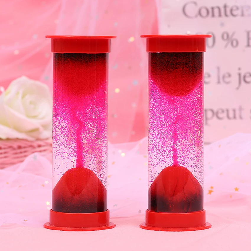 Цилиндрические масляные песочные часы с вулканическим извержением декоративные