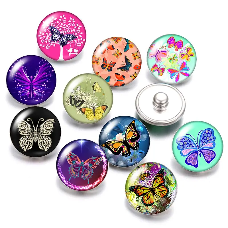 

Пуговицы-бабочки DB0463, 18 мм, 10 шт.