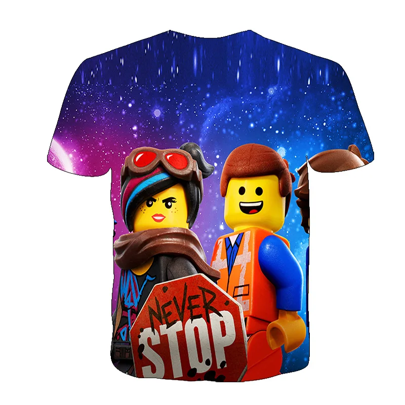 

The New Casual Tops Funny 3D Ninjago t shirt Kids Hot Cool T Shirt Printed Cartoon Anime t-shirt Child Summer Teenager Clothing