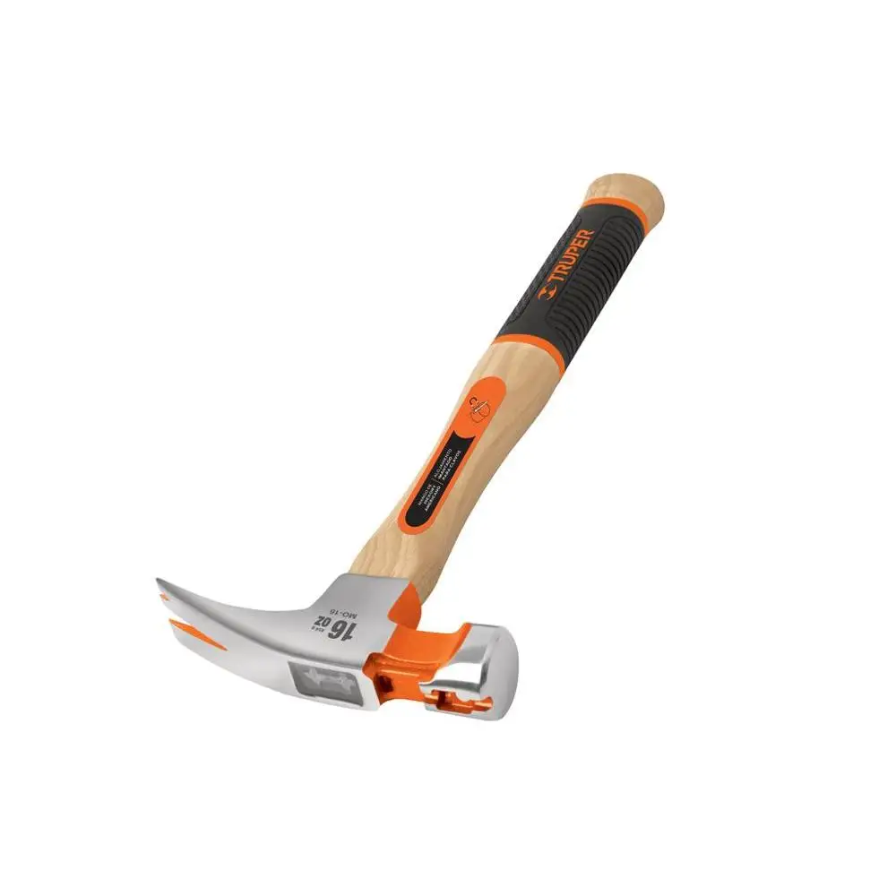 Молоток Truper 19711 молоток-гвоздодёр Молоток-гвоздодер с полированным бойком ручка-