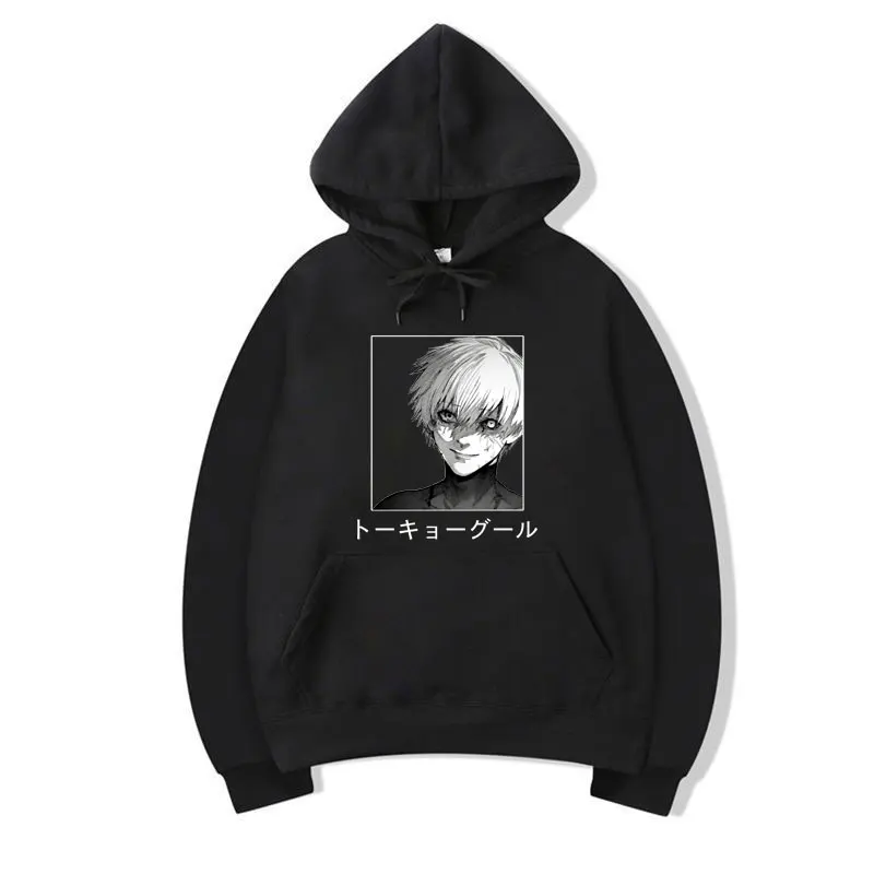 

Hot Tokyo Ghoul Hoodie Jin Muyan New Printing Hoodies Oversized Mens Womens Fashion Creativity Hoody Sweatshirt Unisex Pullover