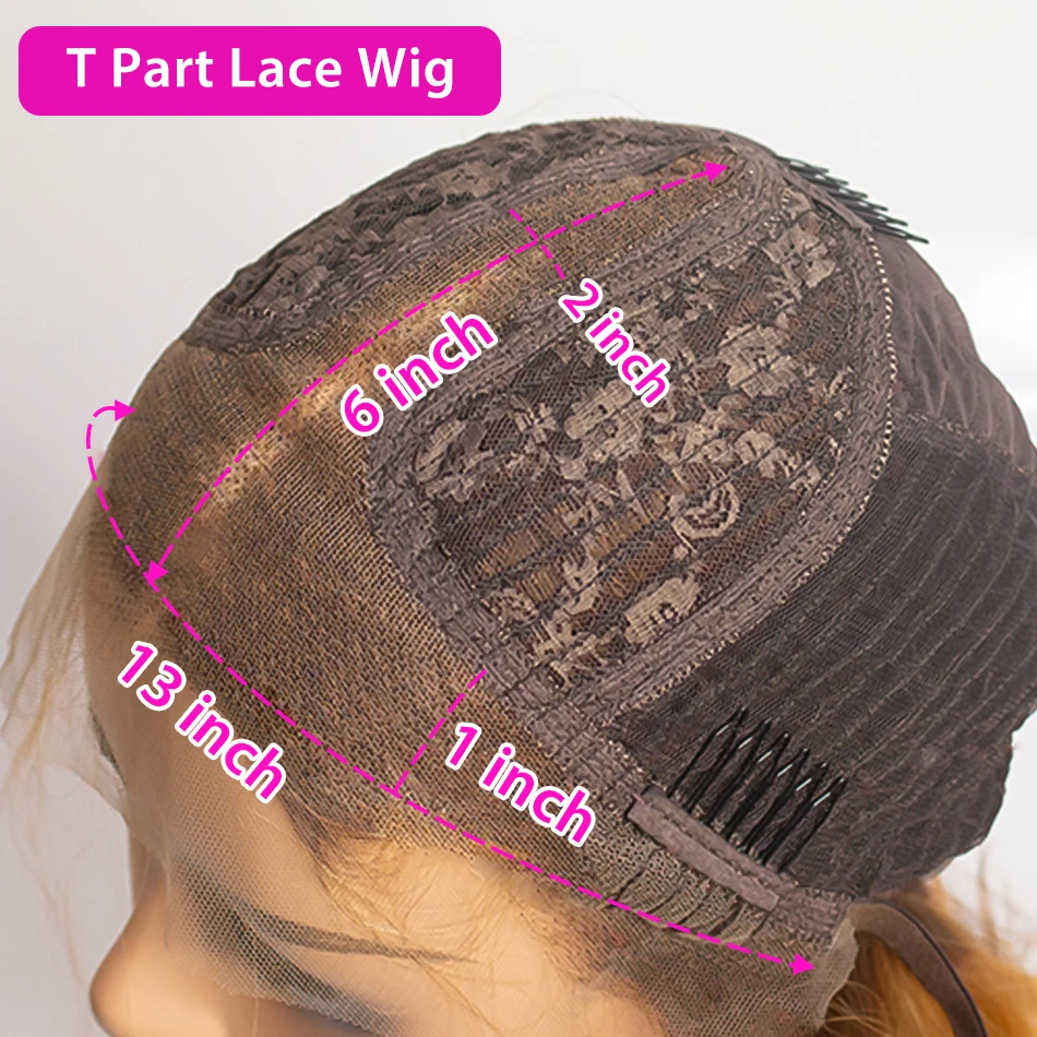 Омбре имбирь цвет вода волна кудрявый парик Remy кружево спереди человеческие