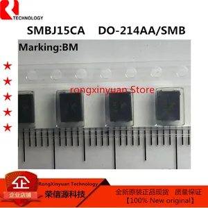20 pcs/lot SMBJ15CA Marking: BM DO-214AA/SMB 600W 15V SMBJ15 Transient Voltage Suppressor Diode Series 100% New original
