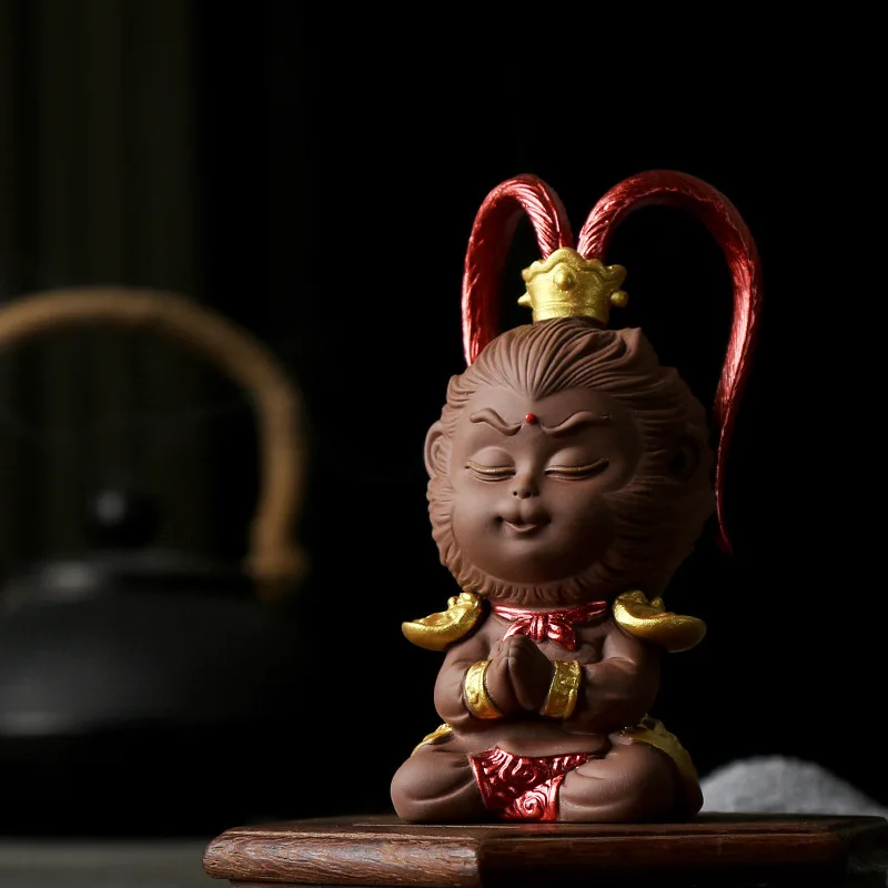 Фиолетовый песок Чай Домашние животные украшения бутик керамический дом