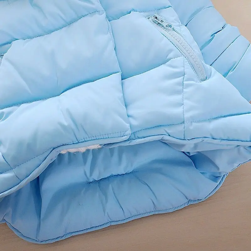 

2020 Real Hair Girl Winter Coats Kids Down Thicken Cotton Warm Christmas Clothes Boys Keep Warm Kids Down Coat with Hood D08123