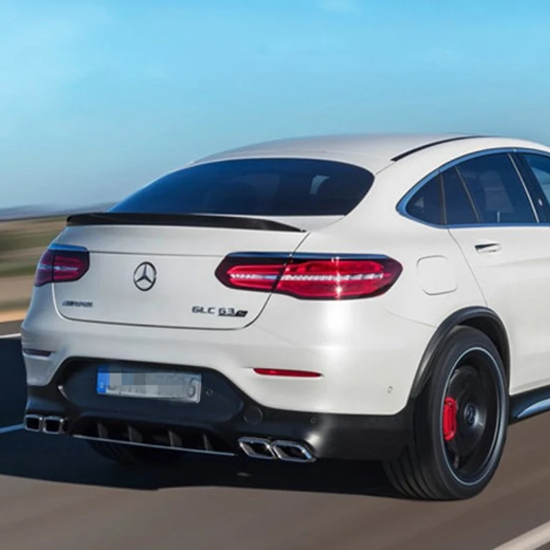 Спойлер для Mercedes GLC Class Coupe GLC300 GLC250 2016 2018 спойлер Benz GLC43 GLC260 из АБС пластика заднего