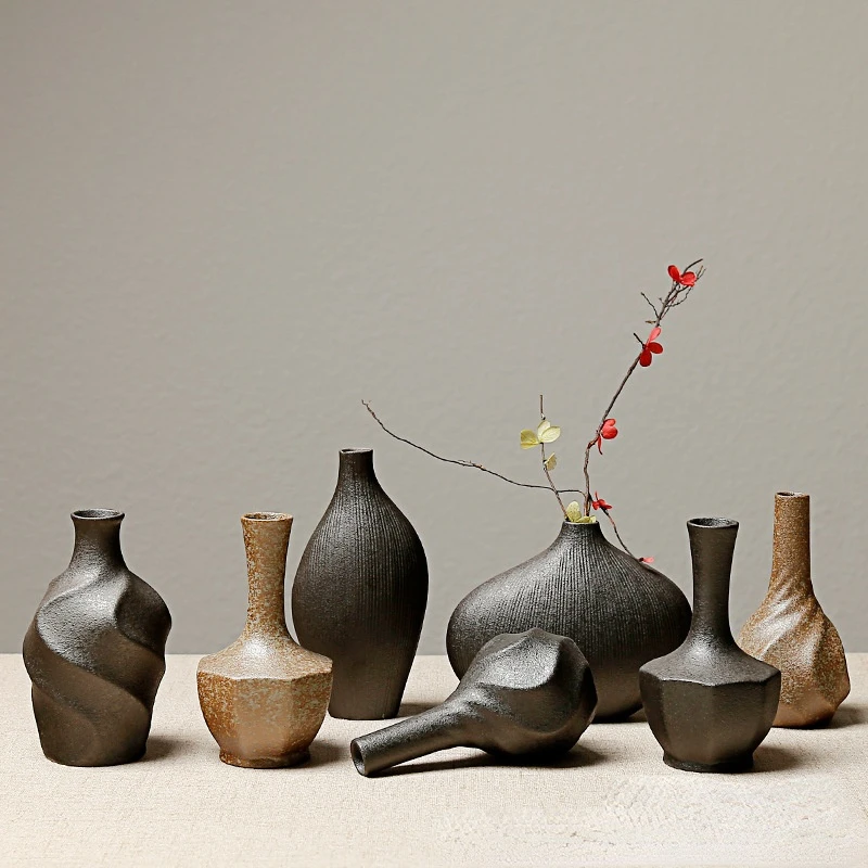 

Ceramic Vase Modern Minimalist Ornament Arrangement Pottery Decoration Crafts
