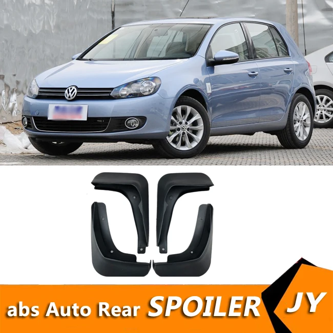 Брызговики передние для Volkswagen Golf 6 2009 2012 с цветным и задним клапаном|Грязезащита| |