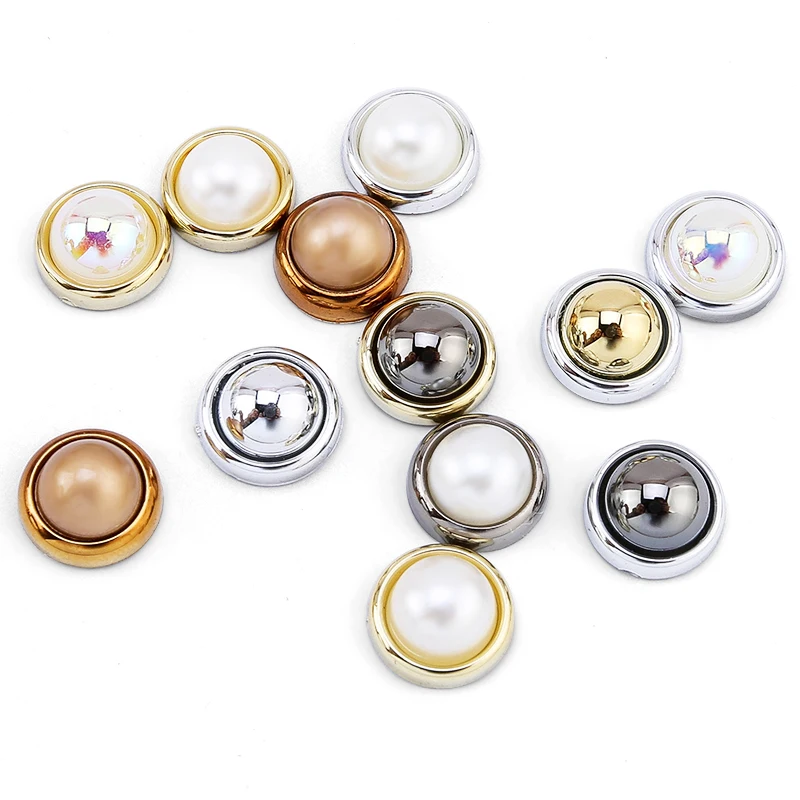 Кнопки QIAO из смолы и жемчуга высококачественные пластиковые кнопки аксессуары