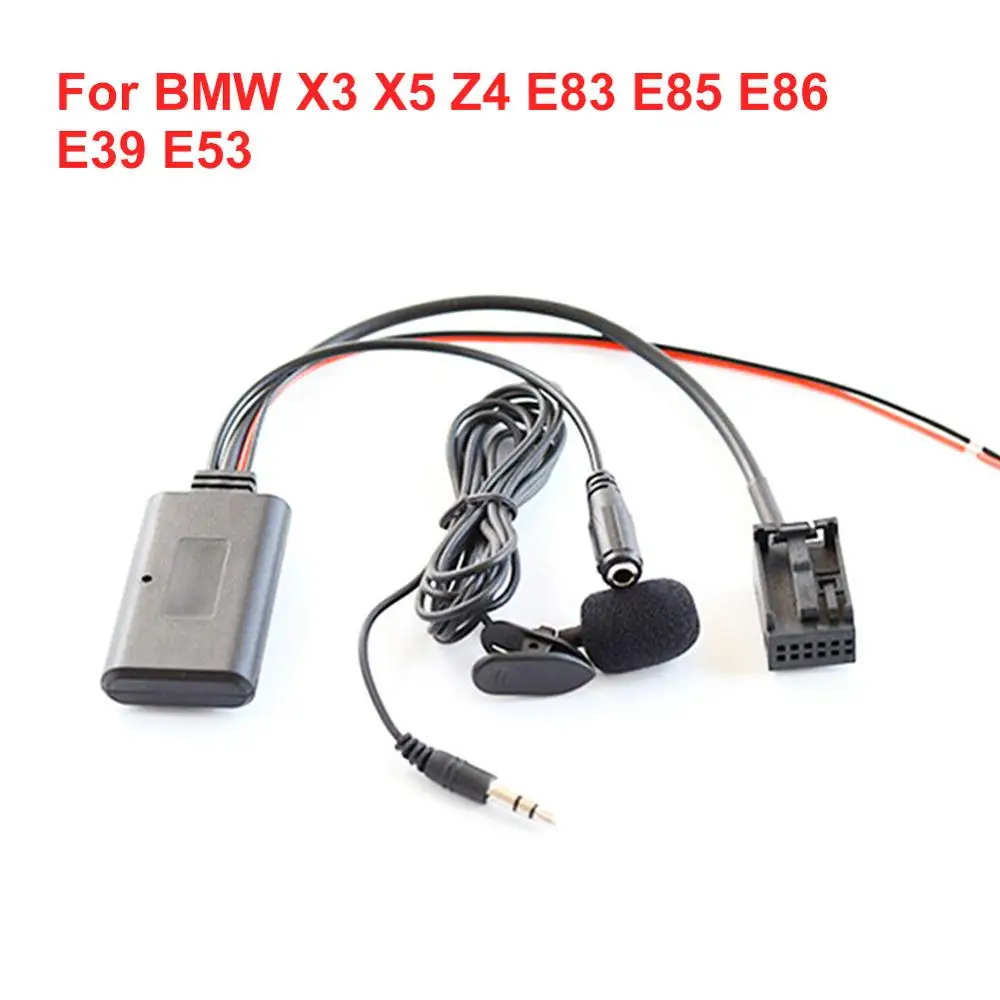 Автомобильный вспомогательный линейный адаптер Aux Bluetooth для BMW X3 X5 Z4 E83 E85 E86 E39 E53 |
