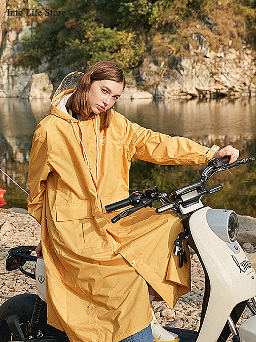 

Women's Raincoat Waterproof Long Outdoor Motorcycle Camping Adult Rain Poncho Women Rain Coat Jacket Hiking Rainwear Gift Ideas