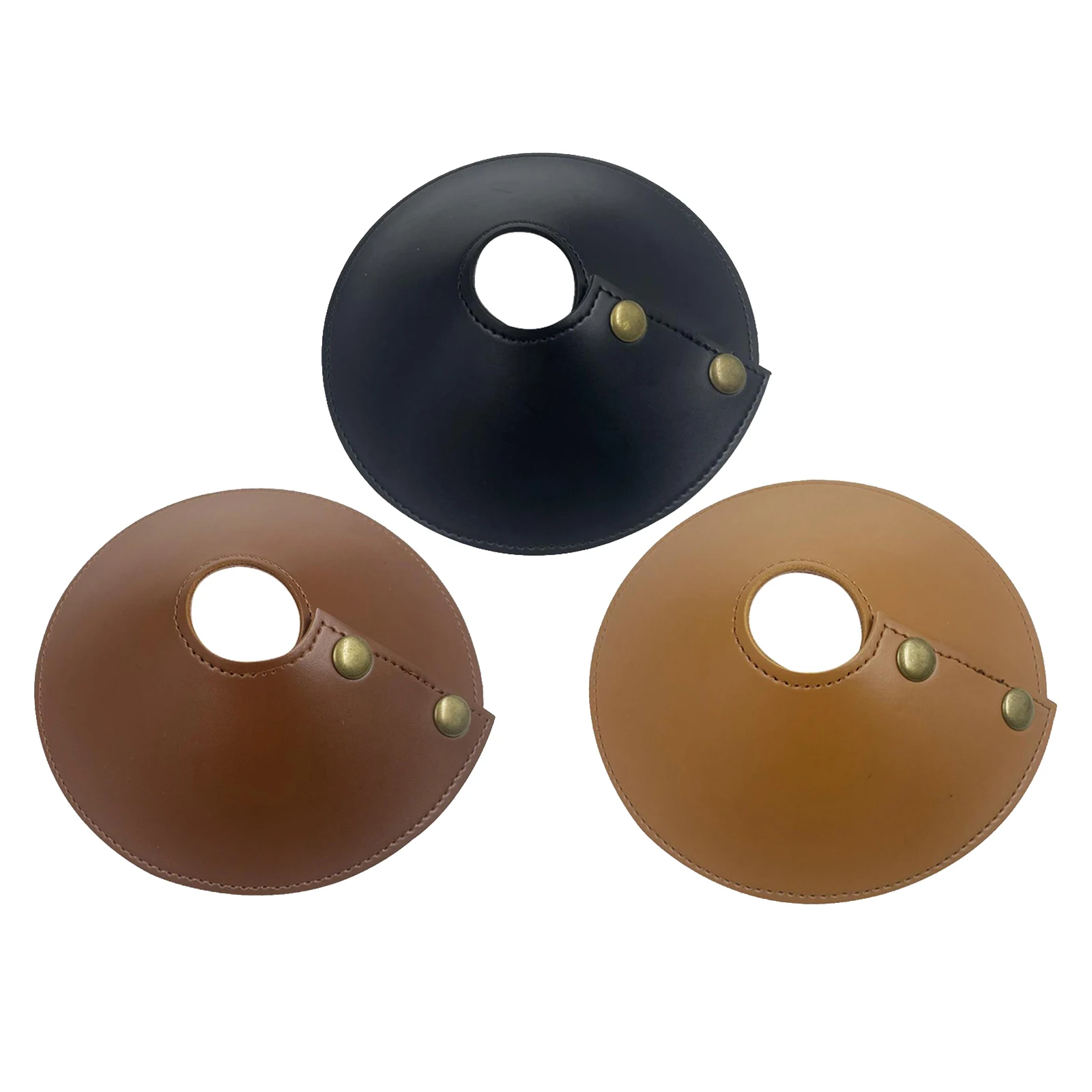 

Outdoor PU Leather Lampshade Fanshaped Thickened Light Cover Dust-proof