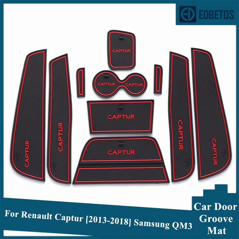 Аксессуары Captur для Renault 2013 2014 2015 2016 2017 2018 Samsung QM3 слот ворот Coaster коврик коврики| |