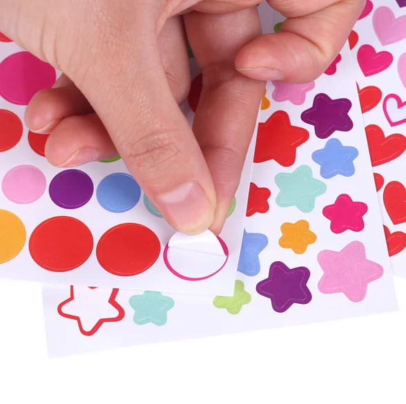 18 листов вышивка звёздочки или бриллианты в горошек стены стикеры сделай сам