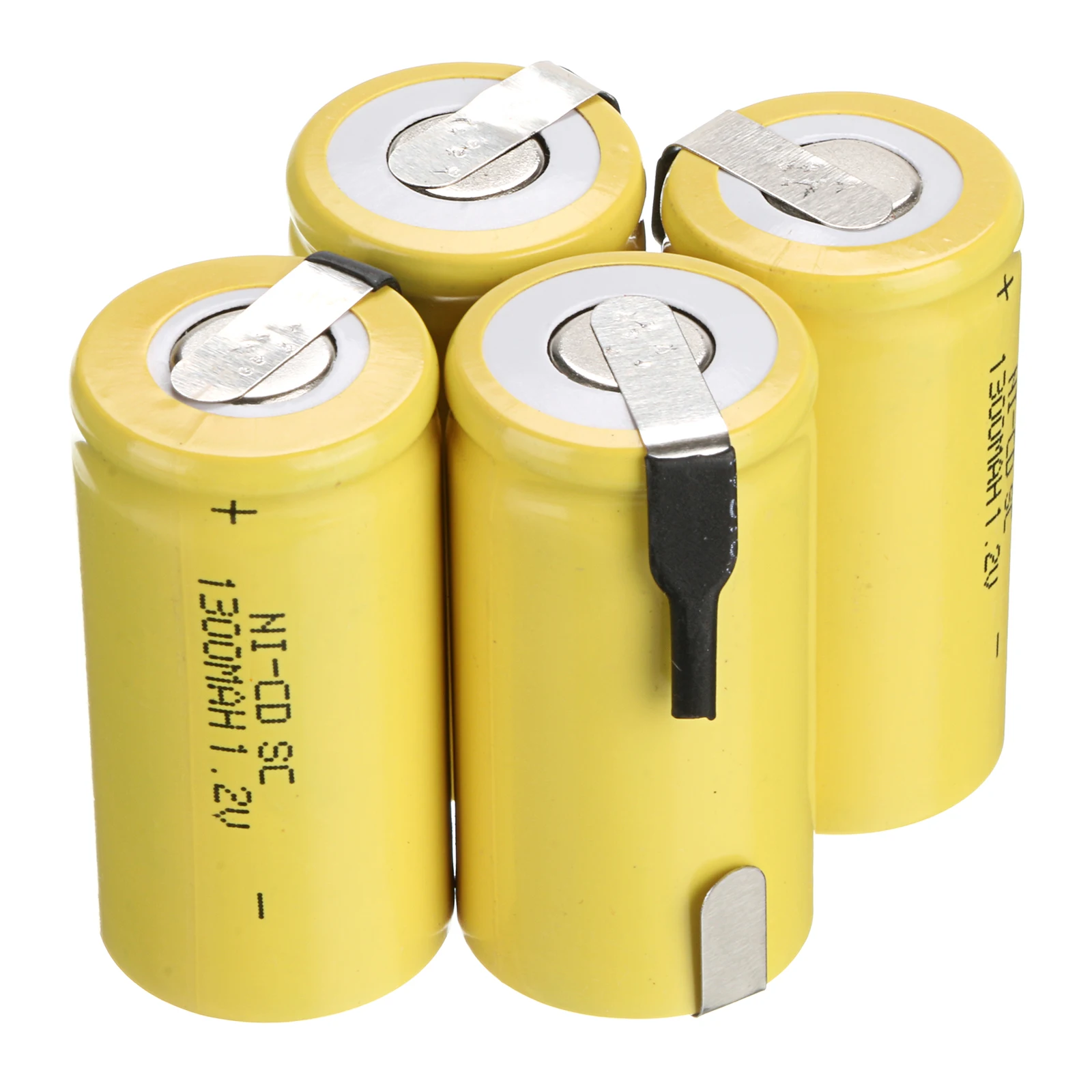 2~ 16 шт 1300mAh nicd 1,2 v батарея sub c sc 1,2 v ni-cd ni cd аккумуляторы желтый