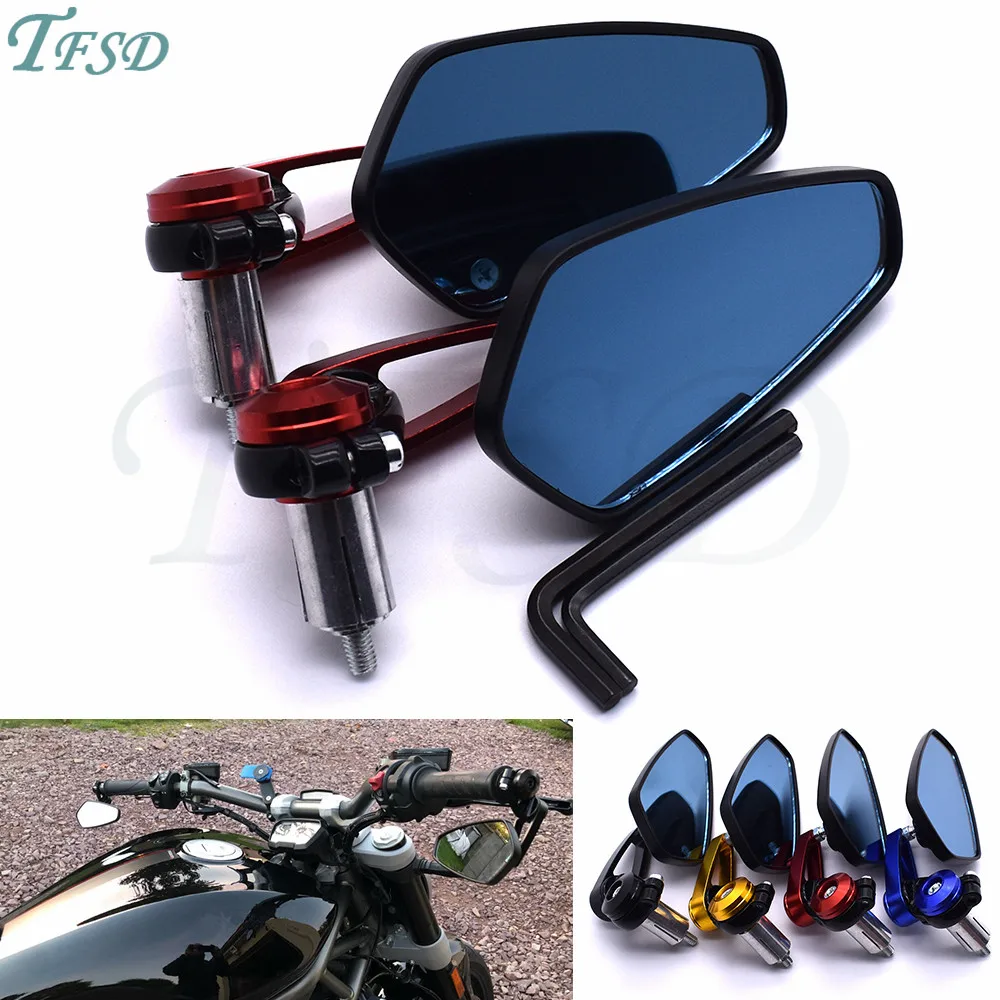 Аксессуары для мотоциклетного зеркала заднего вида из алюминиевого сплава 7/8