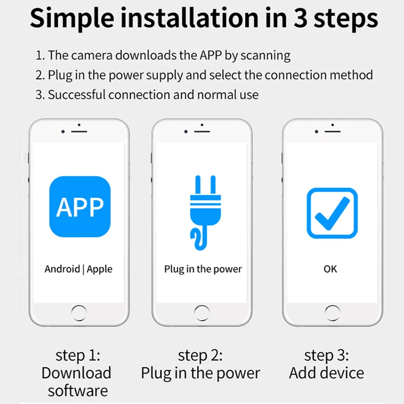 

1080P HD IP Security Camera System Outdoor Wireless Wifi Security Camera IR Night Vision CCTV Camera