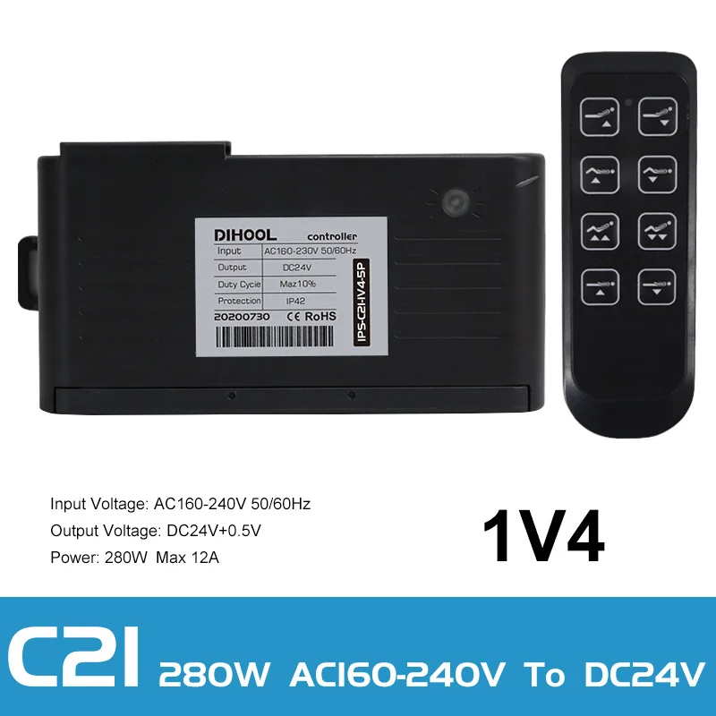 Контроллер электродвигателя для щетки 12 В 24 постоянного тока линейный привод