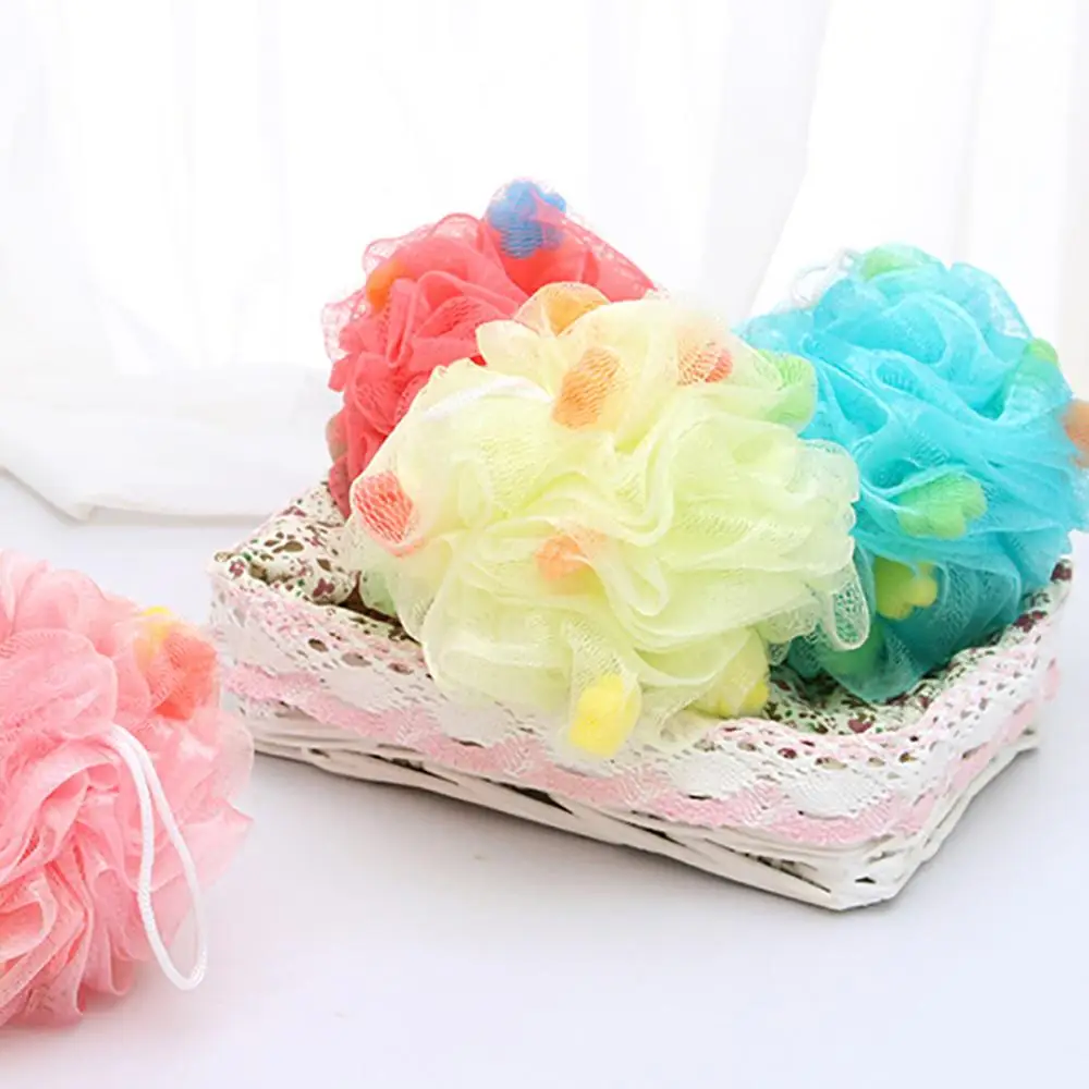 1PCS Random Body Brush Bath Shower Sponge Mesh Ball Pouf Loofahs | Дом и сад