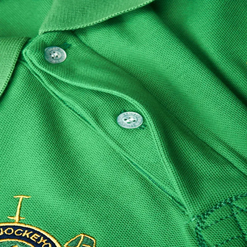 

Men's Cotton Polo Shirt Solid Color Embroidery Short Sleeve Casual Fashion Lapel Breathable Plus Size S-5XL Summer 2021