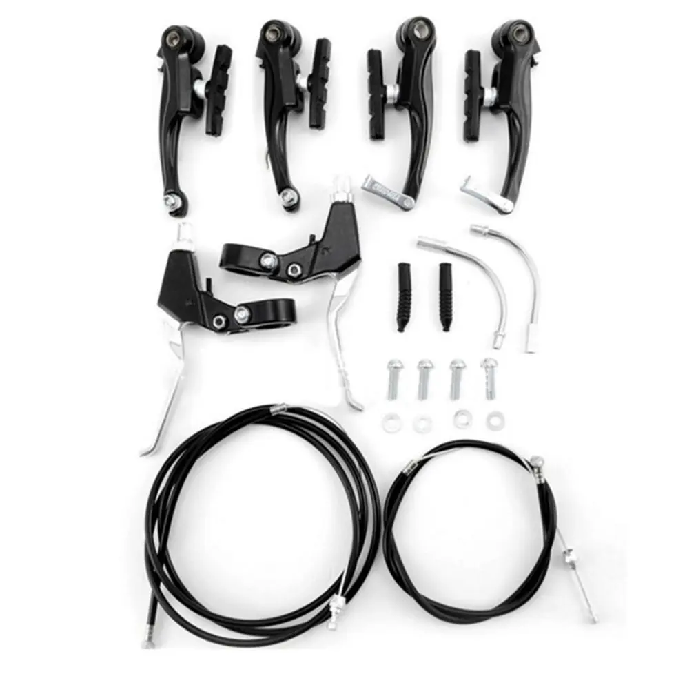 

Complete Mtb Alloy Bicycle Mountain Bike V Brake And Lever And Cable (Front + Rear) Set Brake Sensitivity