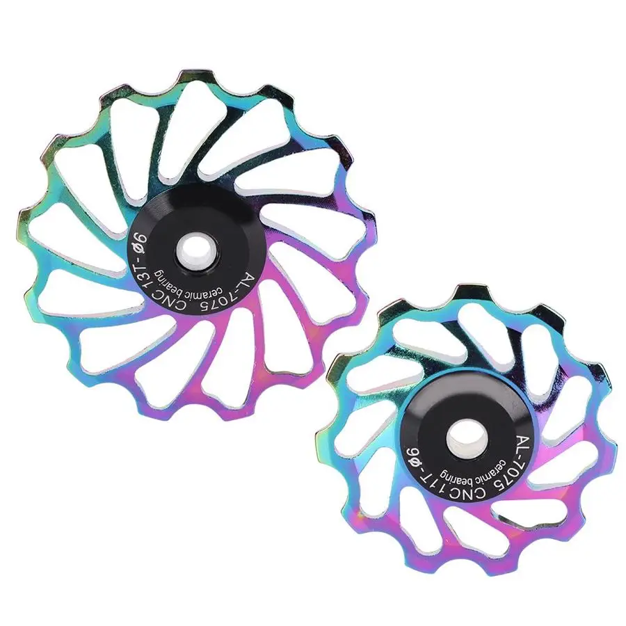 Велосипедный задний переключатель передач керамический подшипник 11/13T шкив для