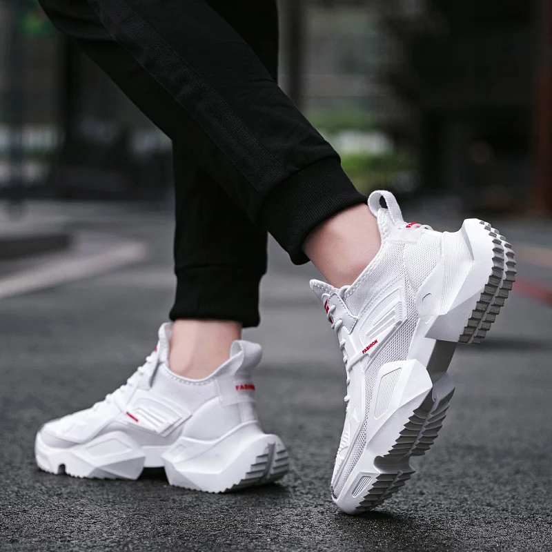 Модная мужская обувь дышащие баскетбольные кроссовки homme chaussure белые на