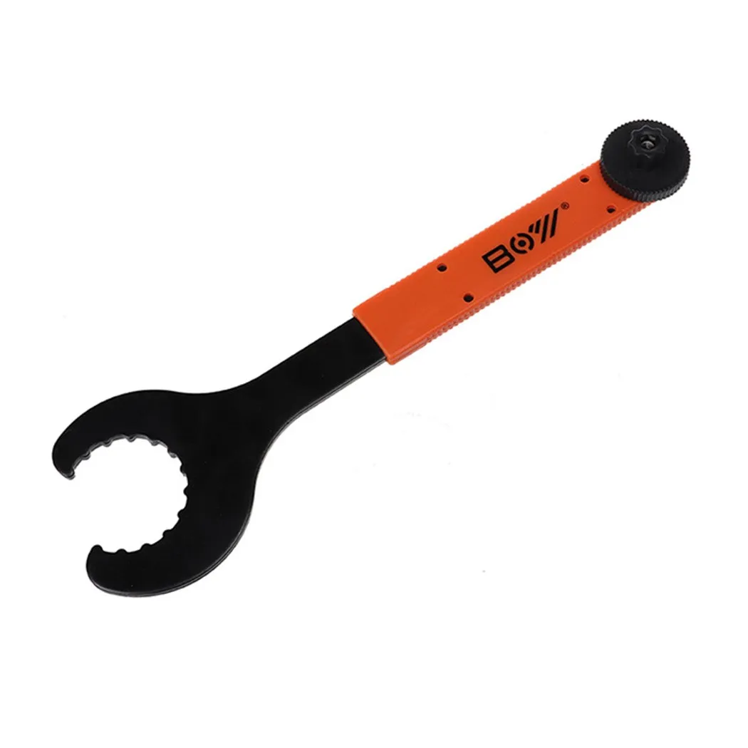 

1pcs Bike Bottom Bracket Wrench 28.5cm With Handle Steel Cycling Repair Tool Crankset Lock Ring Spanner Spindle Axle For Bicycle