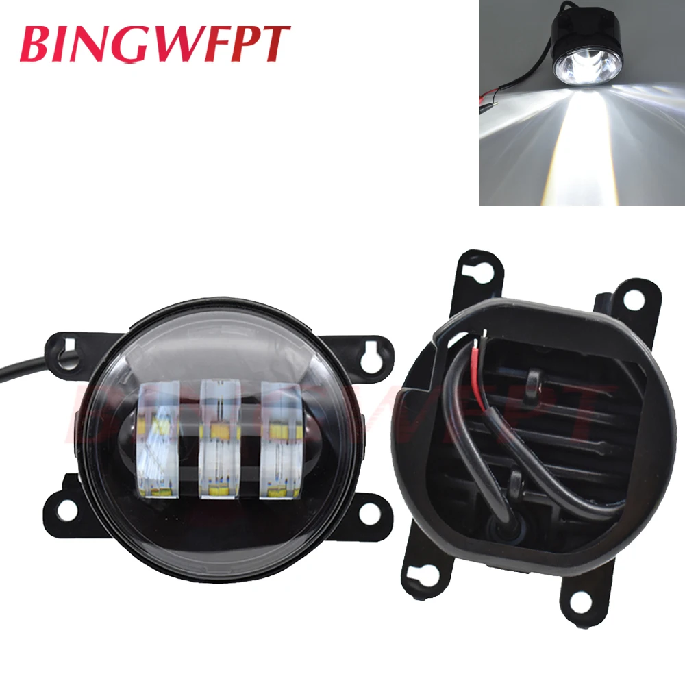 2 шт./пара светодиодный Противотуманные фары для Renault Duster для Dacia Duster Logan Sandero 2004- для Renault Megane 2 Saloon LM 2003