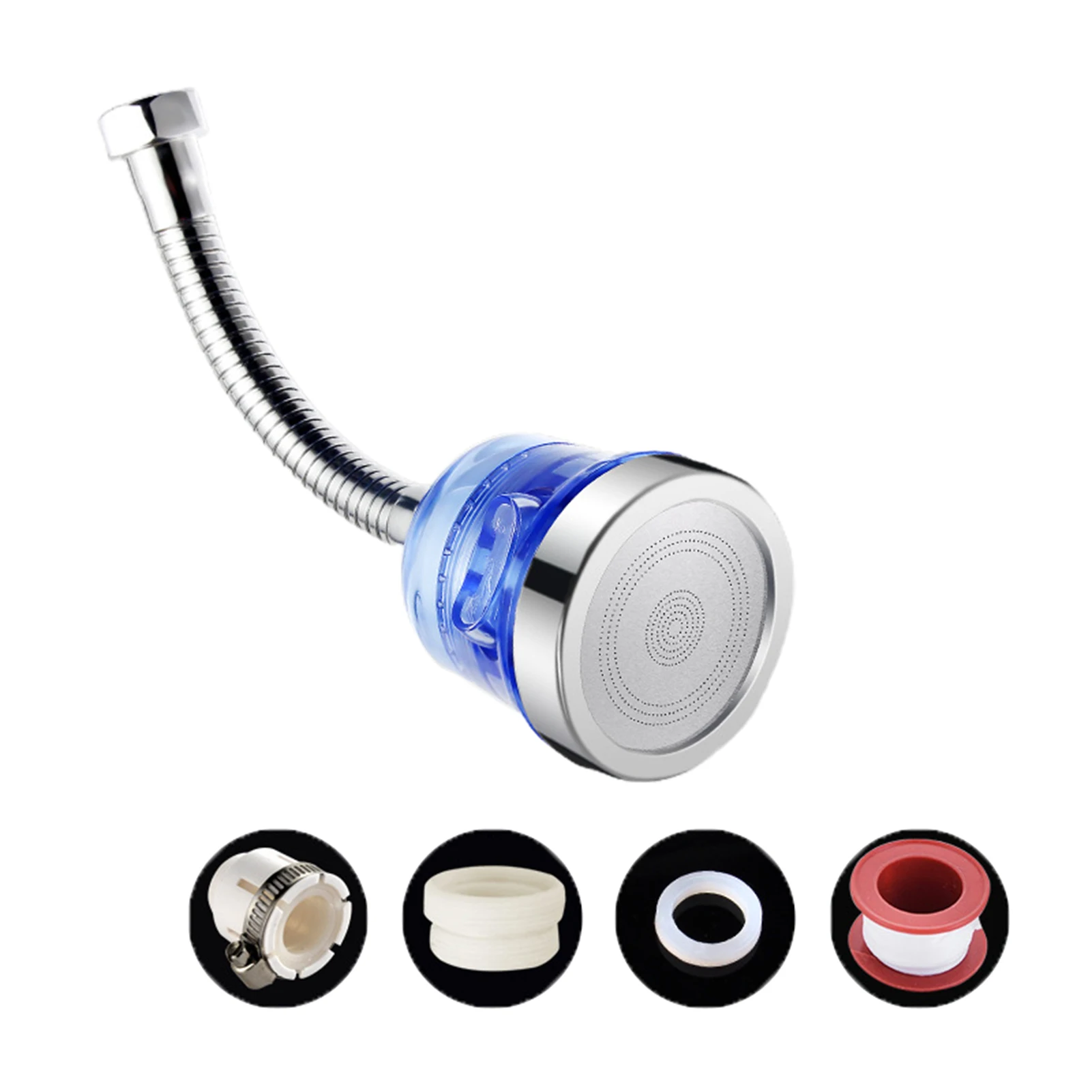 

360 Degree Rotating Water Leak-proof Faucet Water-saving Splash-proof Head Tap