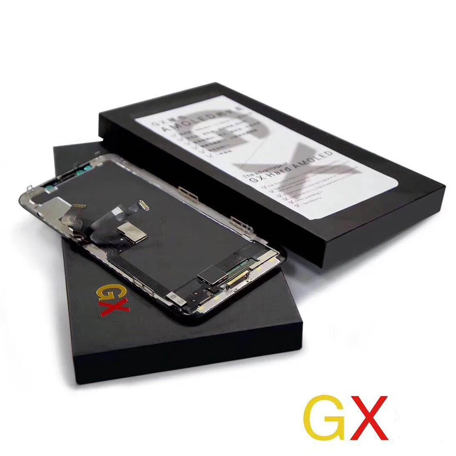 100% рабочий GX жесткий Oled ЖК дисплей с сенсорным экраном дигитайзер в сборе для iPhone