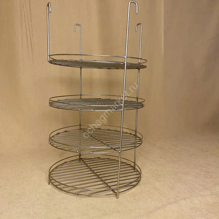 Этажерка 4х-ярусная средняя с доп.кольцом Tandoor accessories |