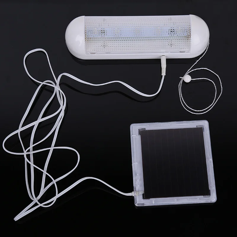 5 LED Solar Powered Camping Tent Lamp Nightlight Waterproof Hanging Light For Hiking Emergency Lantern Outdoor Lighting | Лампы и