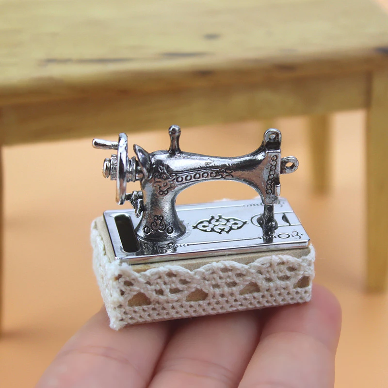 Миниатюрный Кукольный домик 1:12 миниатюрная швейная машина имитация кукольной