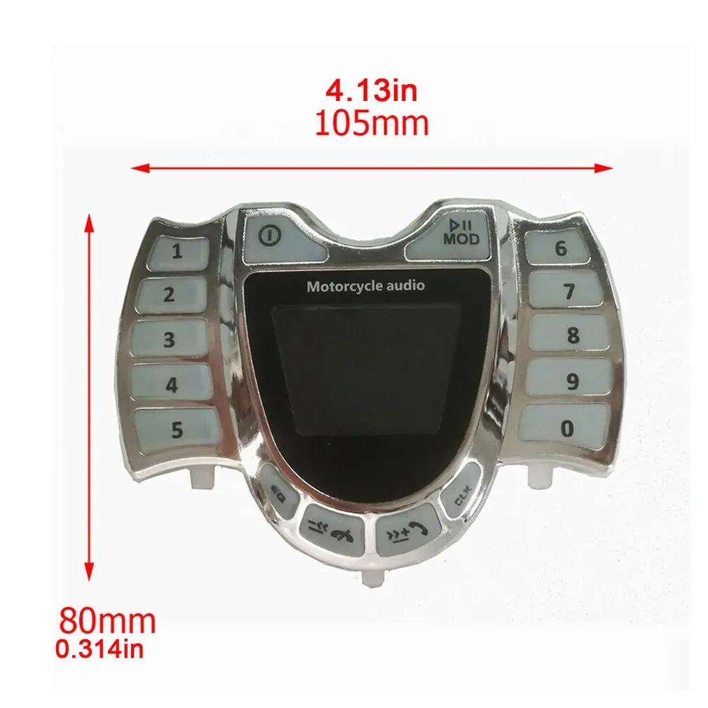 

Motorcycle Wireless Audio Mobile Phone Fast Charging Make Calls Anti-theft And Waterproof MP3 Audio Speakers